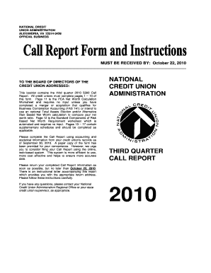 NATIONAL CREDIT UNION ADMINISTRATION ALEXANDRIA, VA 22314 3428 OFFICIAL BUSINESS MUST BE RECEIVED by October 22, to the BOARD of  Form