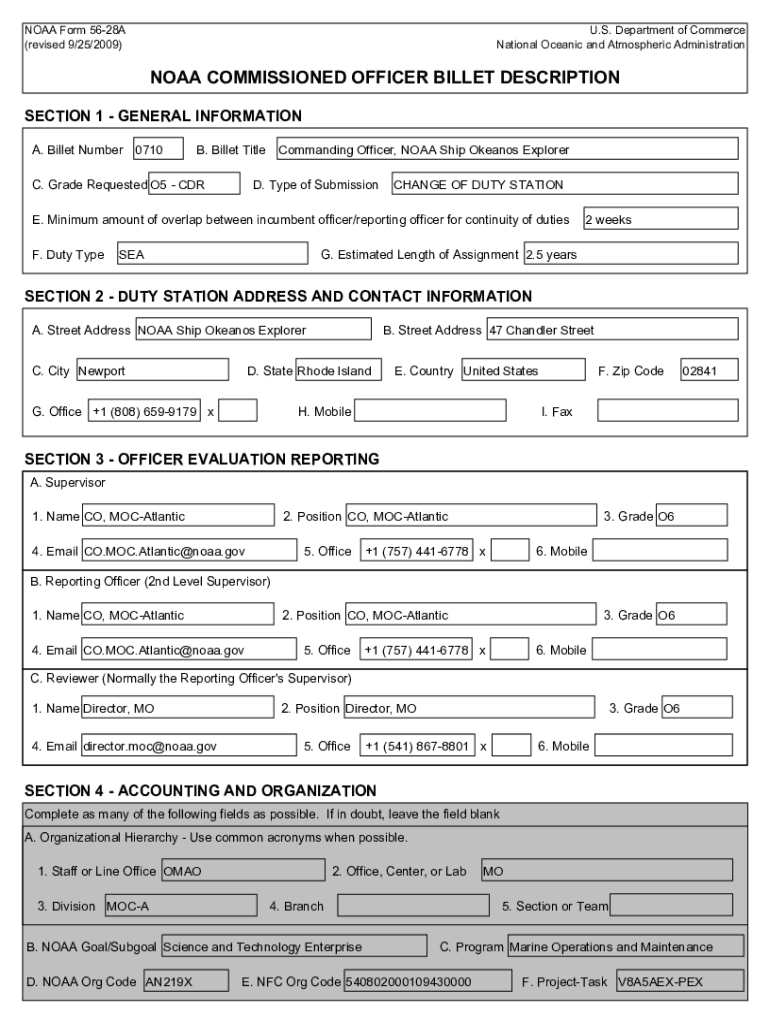 Billet Number 0710  Form