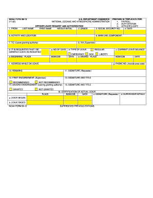  NOAA FORM 56 12 1992