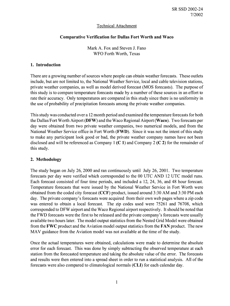 1 SR SSD 24 7 Technical Attachment Comparative Srh Noaa  Form