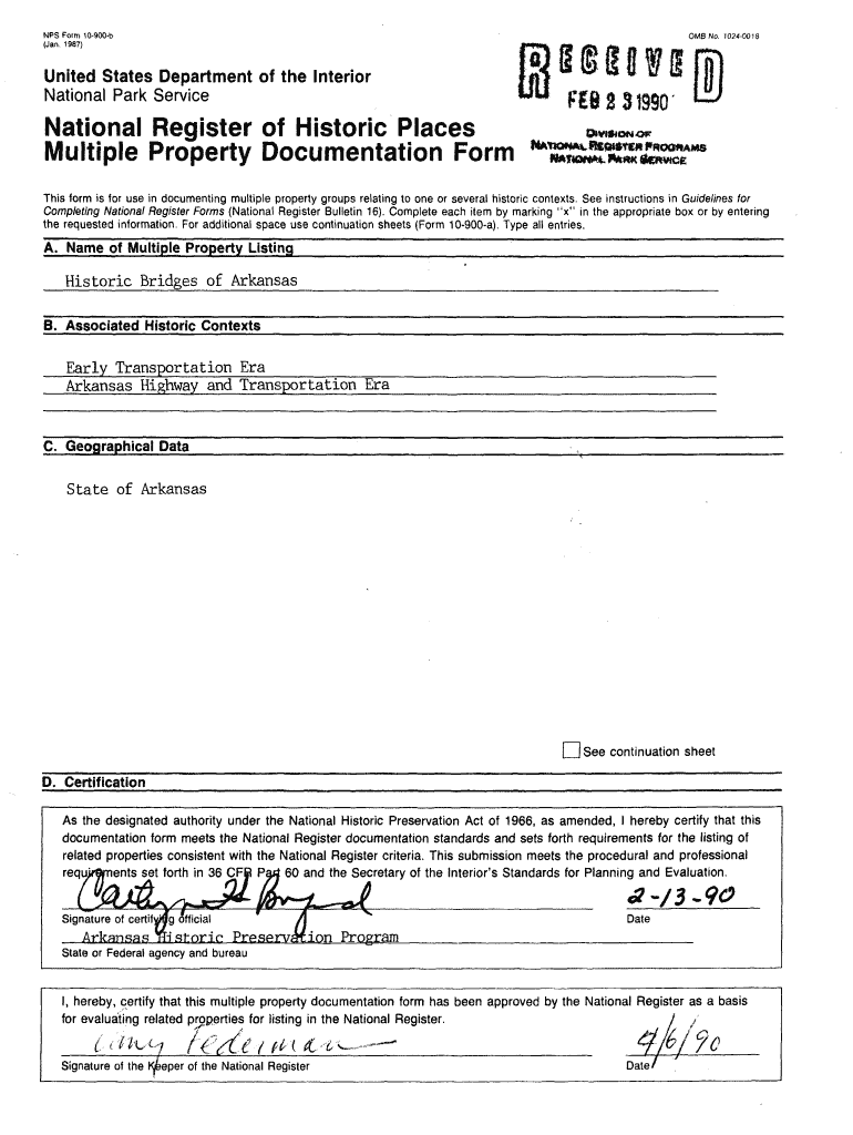 National Register of Historic Places Multiple National Park Service Pdfhost Focus Nps  Form