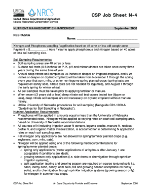 CSP Job Sheet N 4  Form