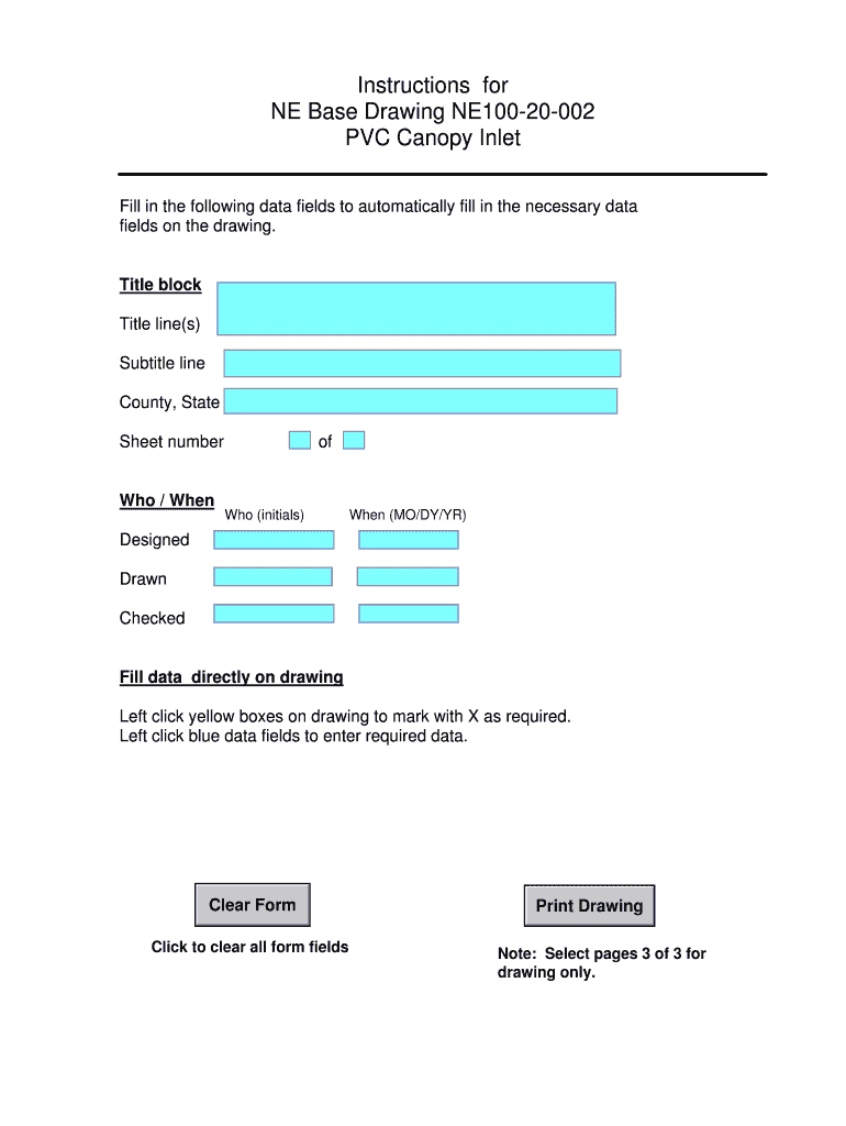 Design Assumptions for Nebraska Base Drawing NE100 20 002  Form