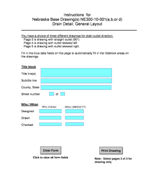 Nebraska Base Drawing NE300 10 001  Form