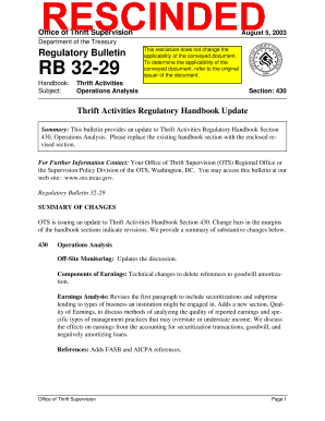 RB 32 29, Operations Analysis, August RB 32 29, Operations Analysis, August Occ  Form