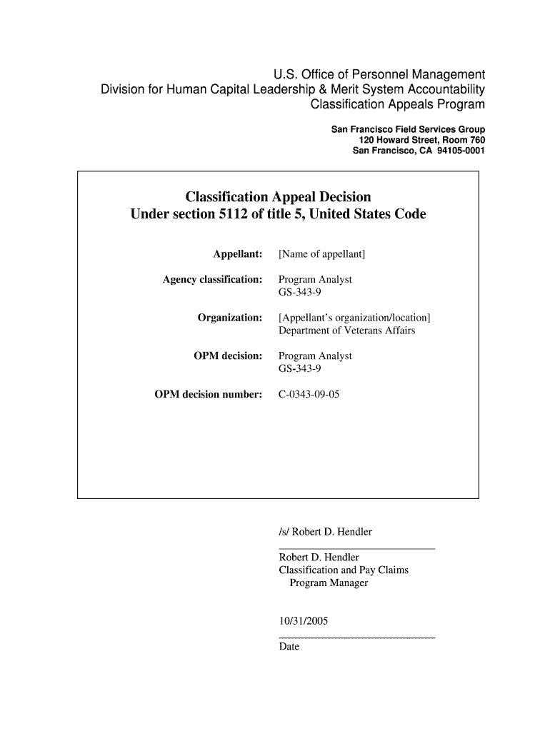 Office of Personnel Management Division for Human Capital Leadership &amp;amp Opm  Form