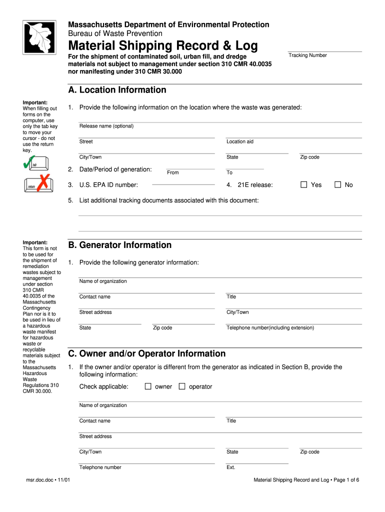 Get and Sign Massachusetts Material 2001-2022 Form