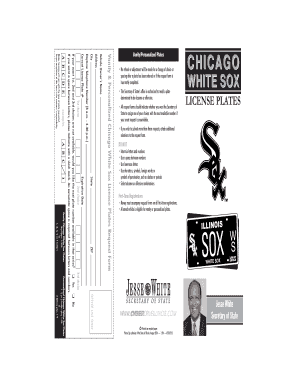  Vanity & Personalized Chicago White Sox CyberDrive Illinois 2018