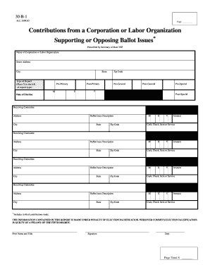 30 B 1 Ohio Secretary of State Sos State Oh  Form