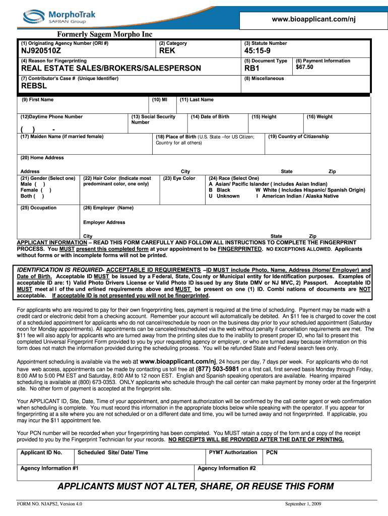 Nj920510z Form