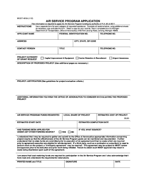 Airserv Fillable Application Form