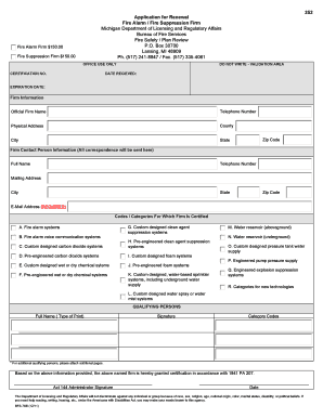 ACT 144 Renewal Application State of Michigan Michigan  Form