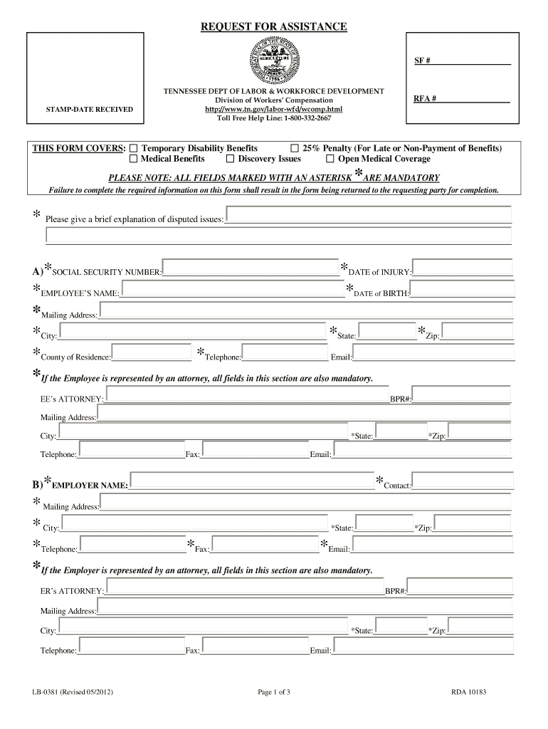  Tngovlabor Wfd C40a Form 2012