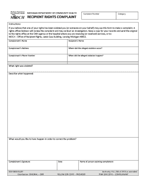 Form Dch0030 Filllable