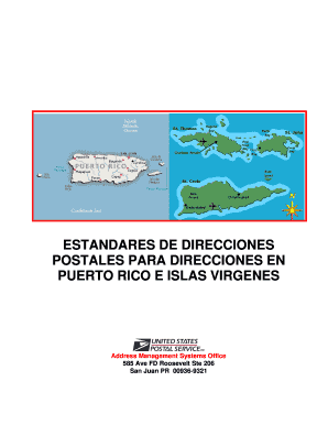 Direcciones Postales Puerto Rico  Form