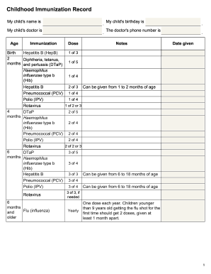 blank vaccine record forms fill out and sign printable pdf template signnow