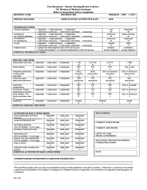 Lab Values  Form