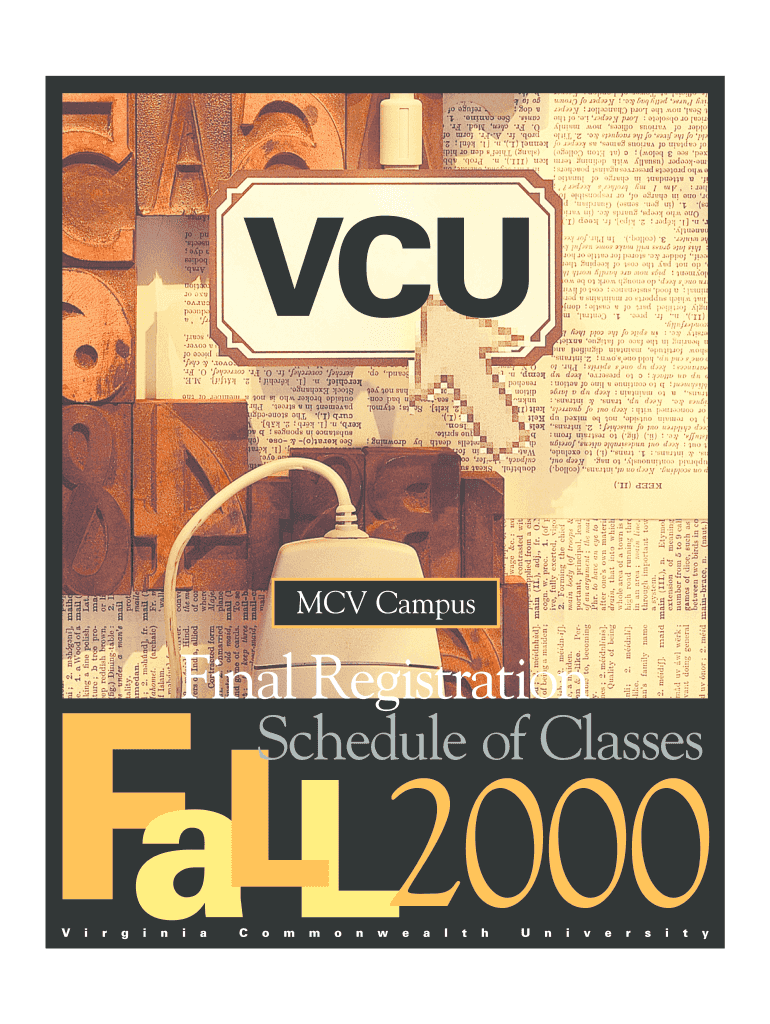 SOC Fall Final MCV Campus  Form