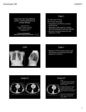 Case 1 CXR Case 1 Chest CT Chest CT  Form