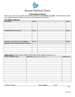 BTIM Patient Med History Forms0310