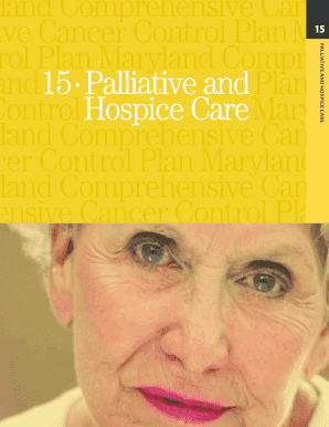 15 Palliative and Hospice Care Maryland Comprehensive Cancer Fha Dhmh Maryland  Form