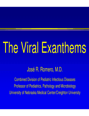 Viral Exanthem PPT  Form