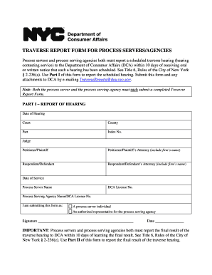 Nycgovprocessservers Form