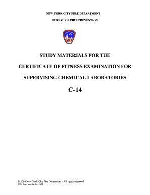 C 14 Fdny Practice Test  Form