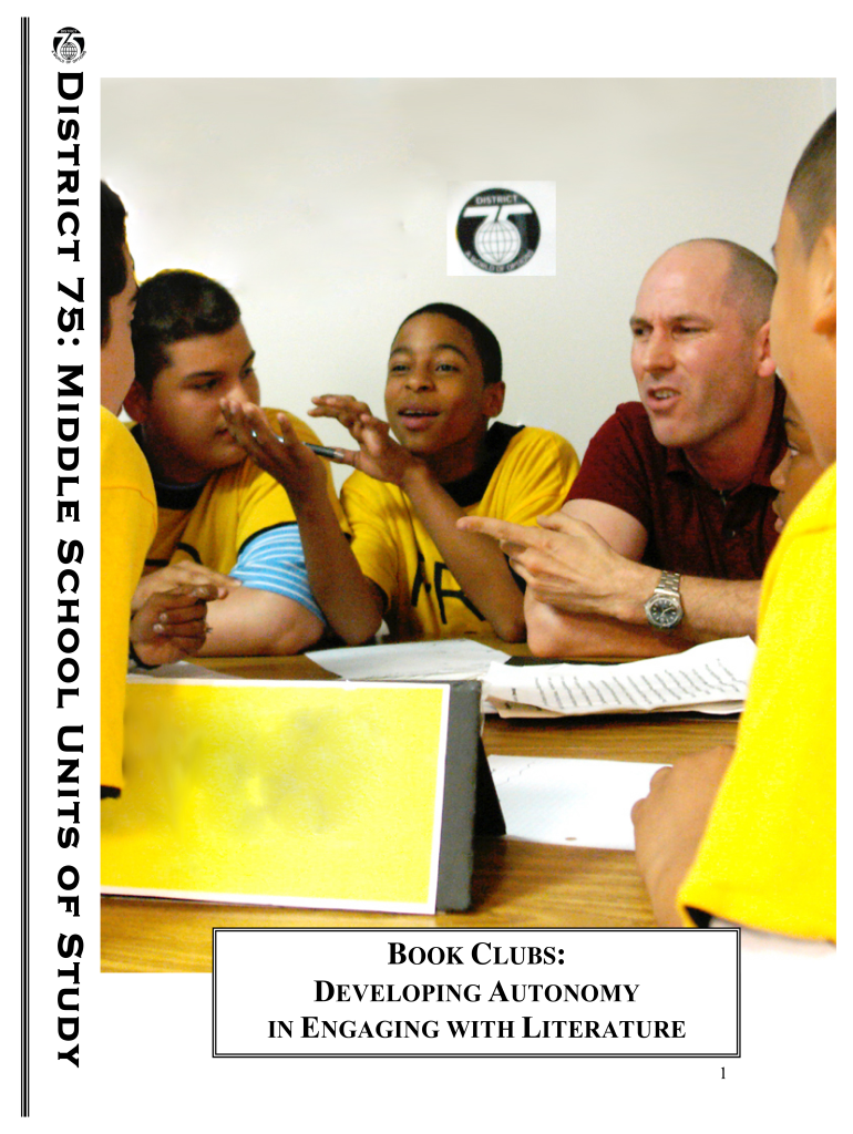 District 75 Middle School Units of Study  Schools Nyc  Form