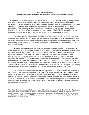 Mssi Sa Screening Tool  Form