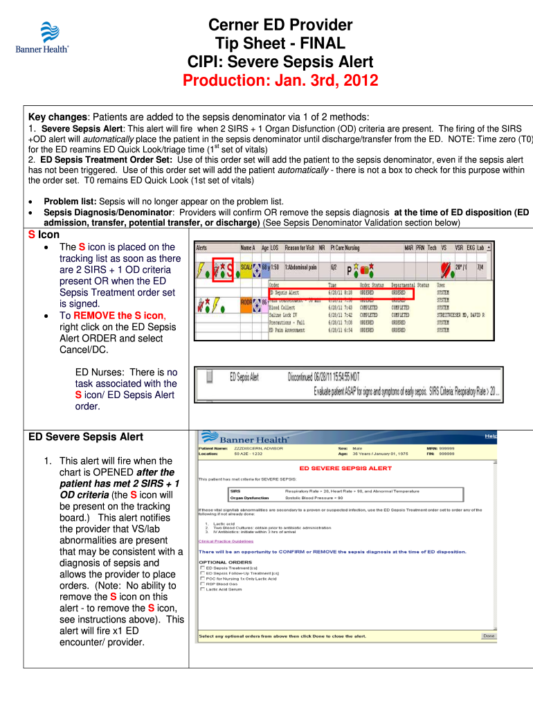  Ed Sepsis Alert System 2012-2024