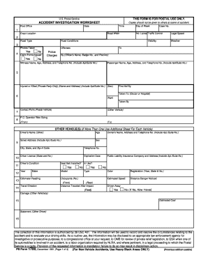 Ps Form 1700