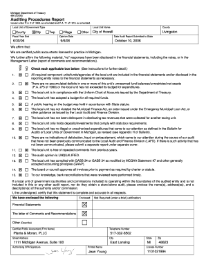 City of Howell, Michigan Michigan  Form