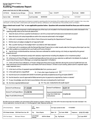 Mecosta County State of Michigan Michigan  Form