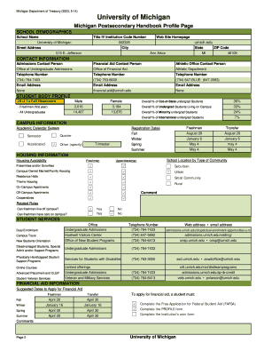 University of Michigan State of Michigan Michigan  Form