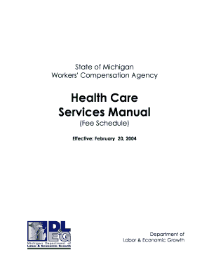 Health Care Services Manual State of Michigan Michigan  Form