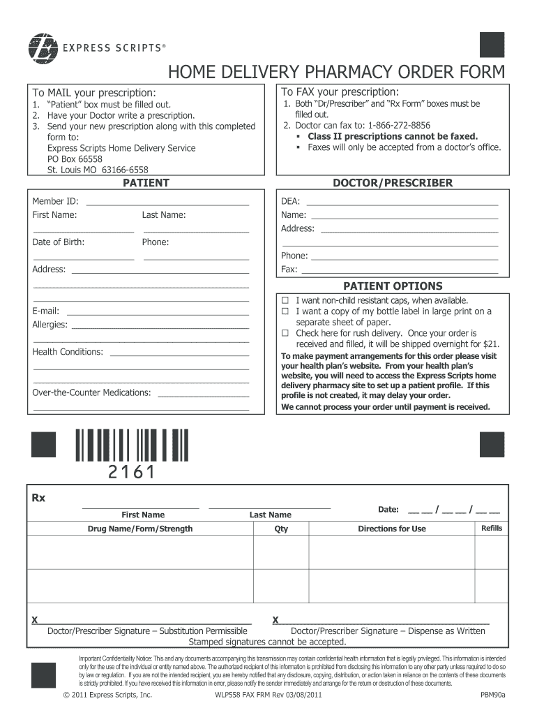 Online Prescription Maker  Form