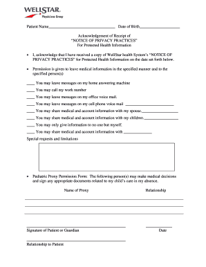 Wellstar Discharge Papers  Form