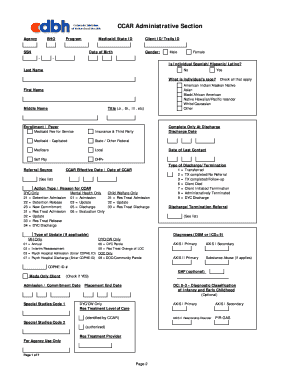 Ccar Colorado  Form