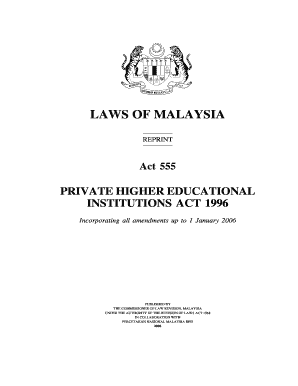 Act 555 Malaysia  Form