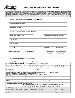 Guardianship Form Alberta