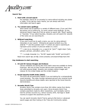 Family Tree Template Printable  Form