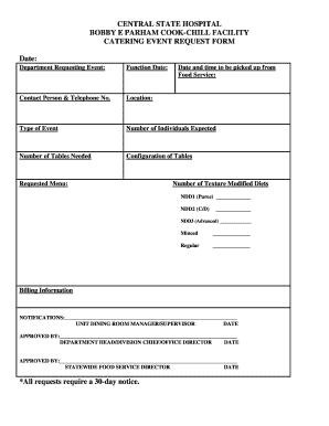 Central State Hospital Witness Forms