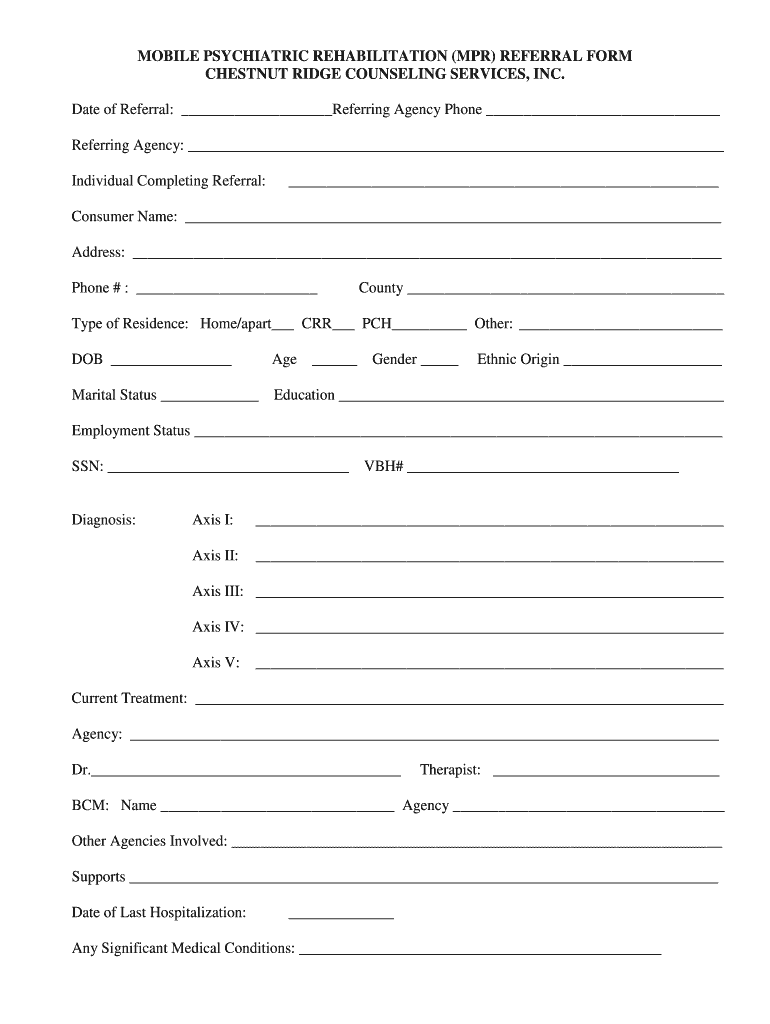  Referral Form - Chestnut Ridge Counseling Services, Inc.