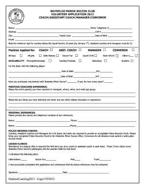 Church Partnership Form