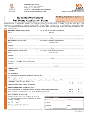 Regulation Form