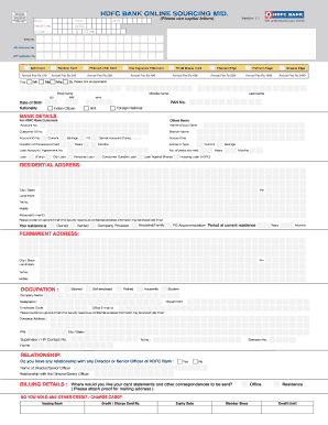 Lc Code Hdfc  Form