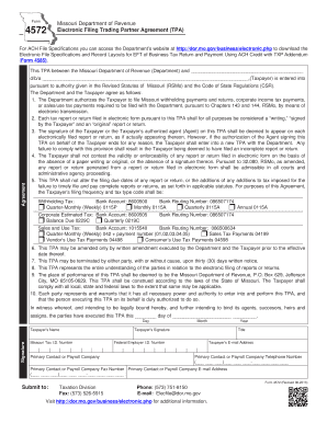 DOR 4585 Missouri Department of Revenue  Form