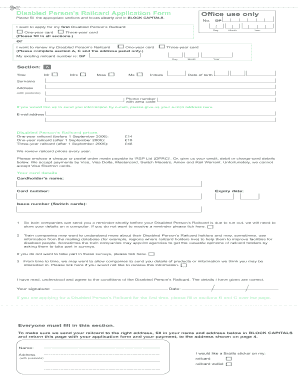  Disabled Rail Pass Renewal 2006