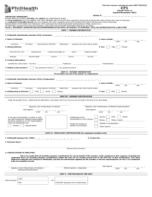  PhilHealth Claim Form Philhealth Gov 2018